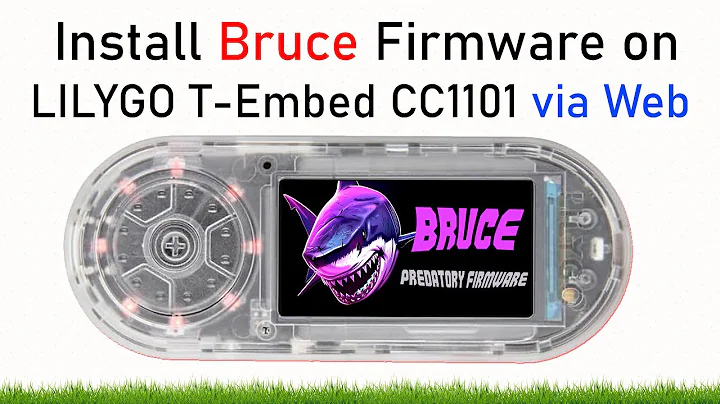 How to Install Bruce Firmware on LILYGO T-Embed CC1101 via Web Installer – Quick & Easy Guide
