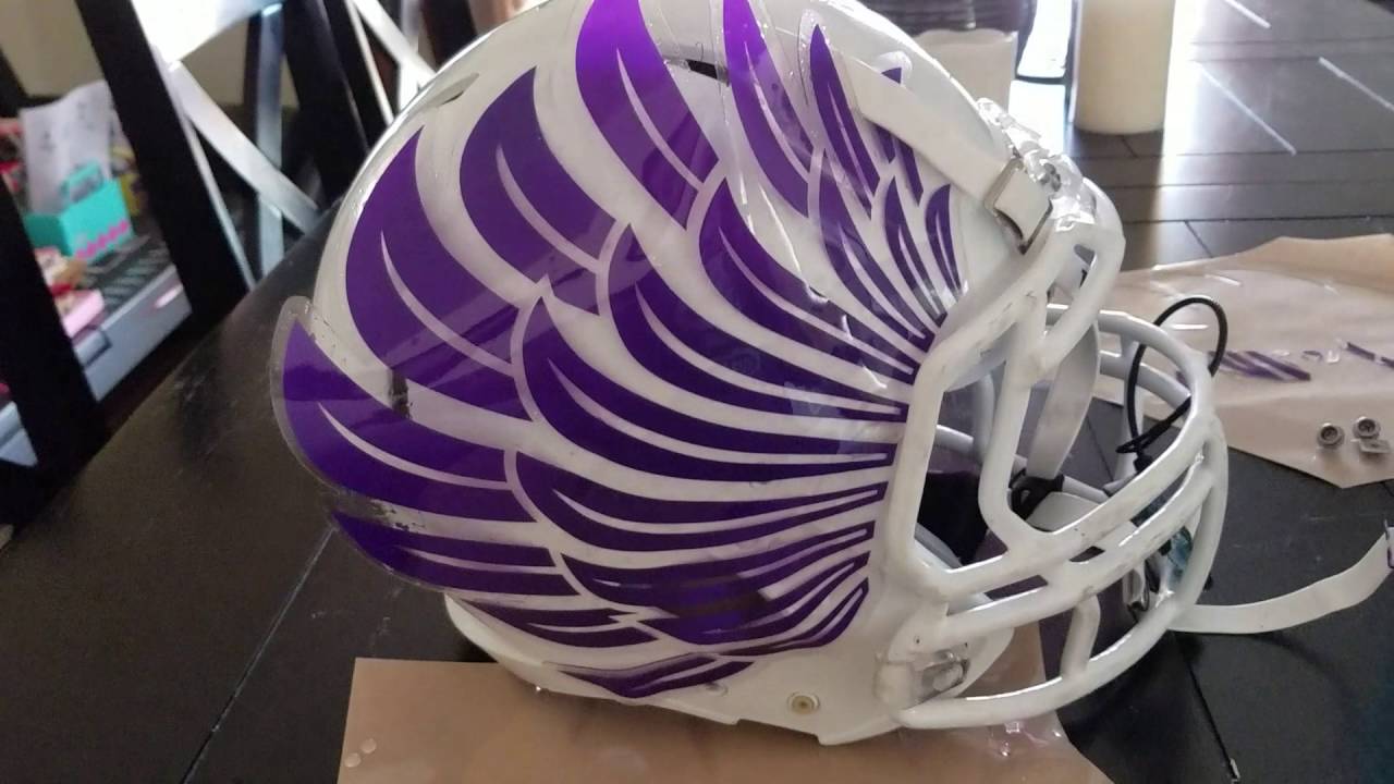 Apply Decals To Your Football Helmet Youtube