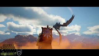 How to Climb up to the Dragon's Back, Hold on atop the thrashing dragon's back - Crimson Desert