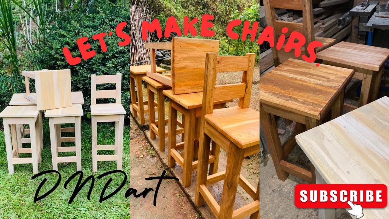 Let’s make chairs 🪑 👉 ️#dndart #wood #woodworking #diy #handmade # ...