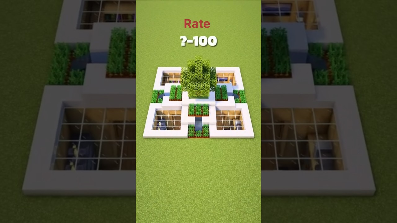 Minecraft house tutorial. 