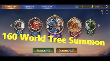 Trials Of Heroes | 160 World Tree Summon - 2 Rounds | Trinh Nguyen