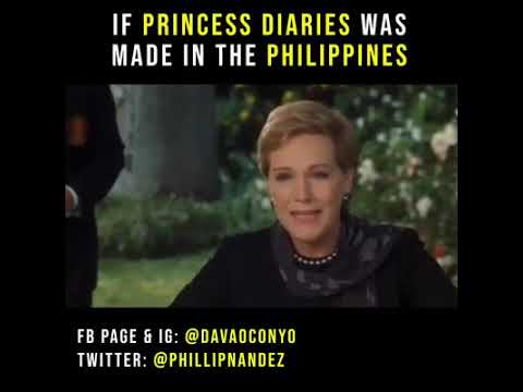 If The Princess Diaries was made in the Philippines