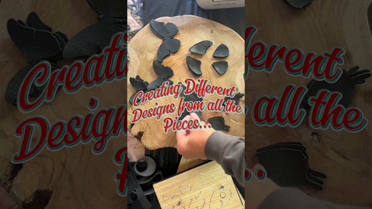 Making Butterfly Wings from Leather 