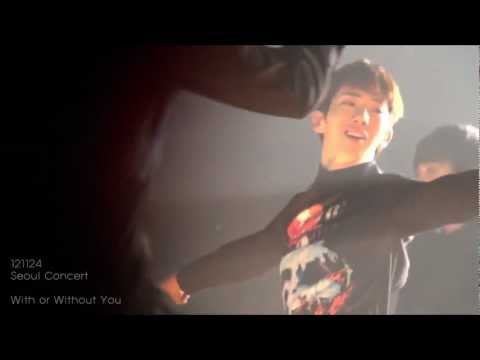 121124 With or Without U kwon focus @2AM Seoul Concert