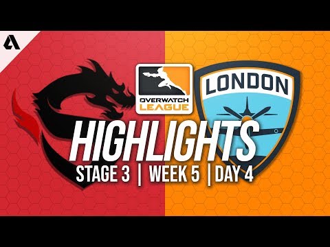 Shanghai Dragons vs London Spitfire | Overwatch League Highlights OWL Stage 3 Week 5 Day 4