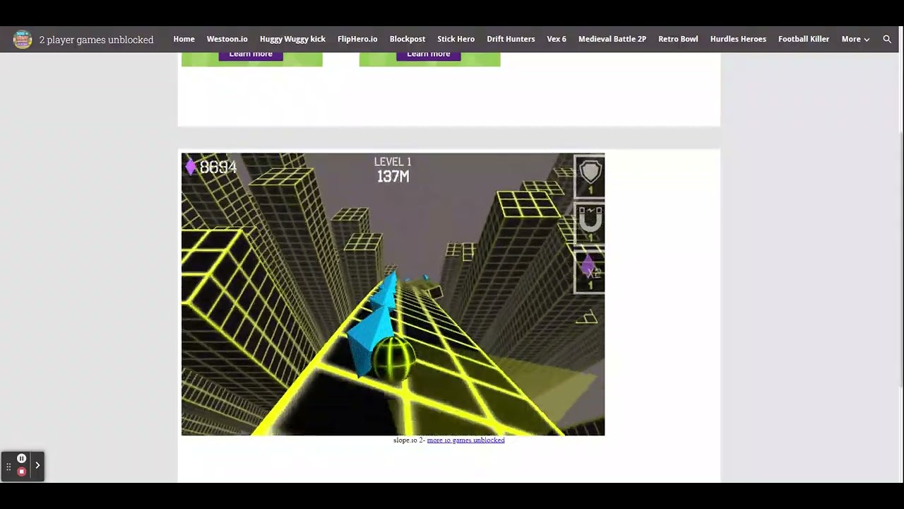 2 player games unblocked - slope 2 - YouTube