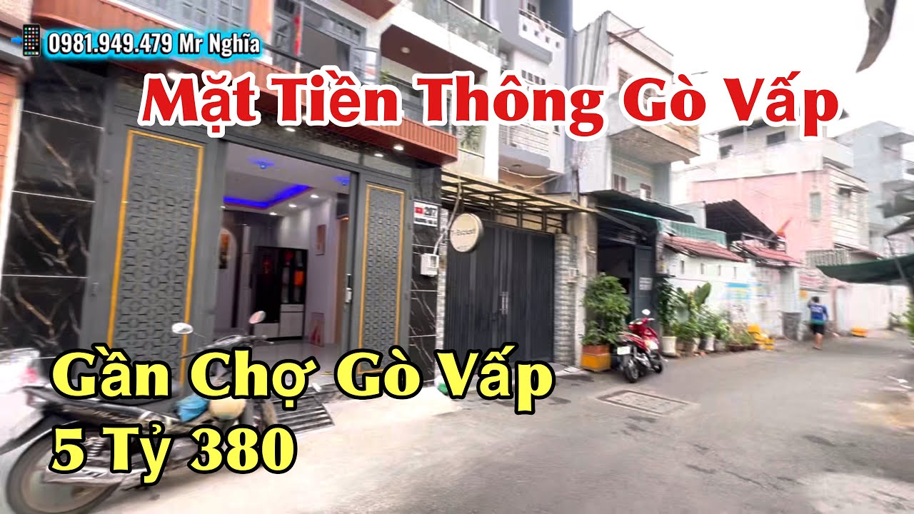 Bán Nhà Mặt Tiền Kinh Doanh Gò Vấp Vị Trí Đẹp Giá Còn Thương Lượng