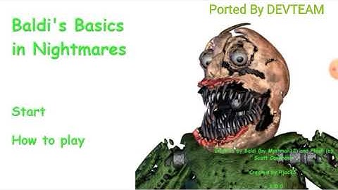 Baldis Basics In Nightmares 1.0-1.5 Android WIP 1