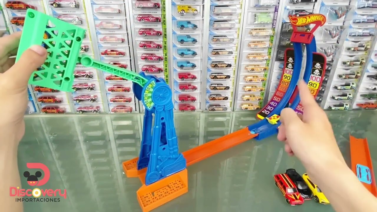 Hot Wheels® Steam Desafío del Pendulo - Drop and score HDY47 MATTEL