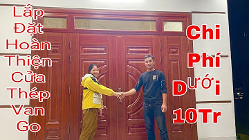 Cửa thép Vân gỗ, báo giá thi công lắp đặt hoàn thiện tại công trình