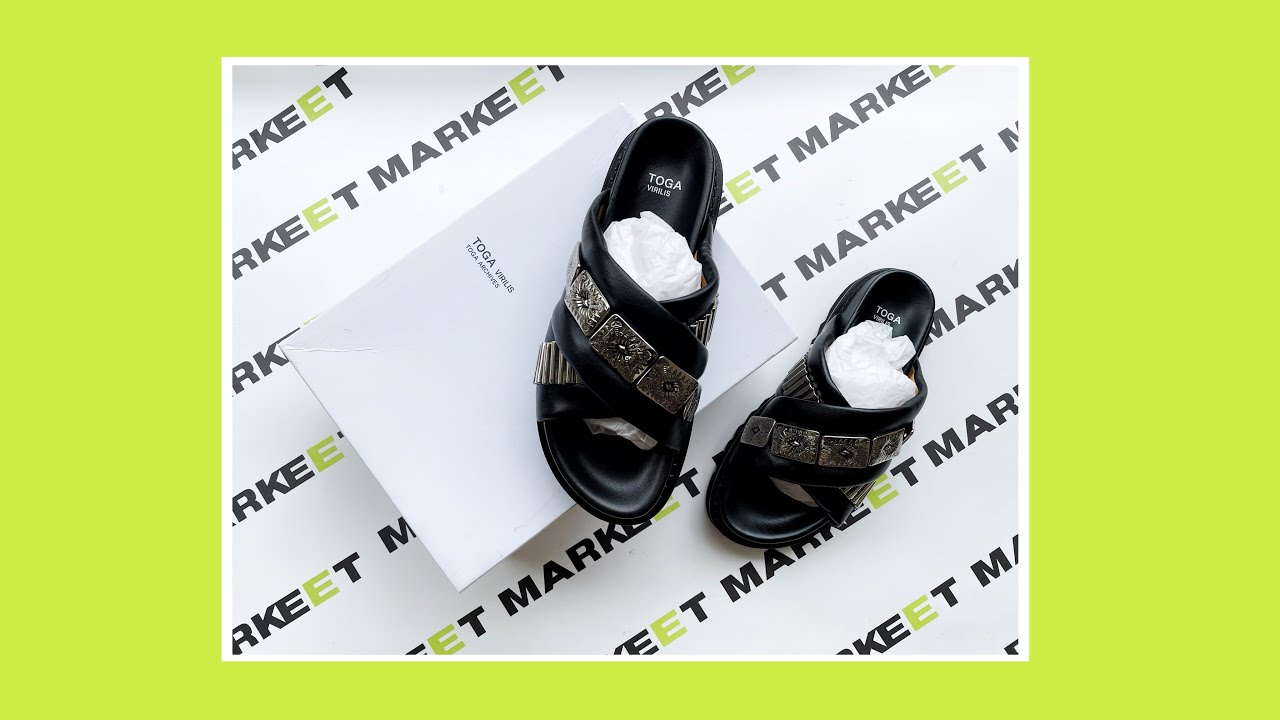 UNBOXING TOGA VIRILIS METAL CROSS SANDALS