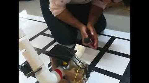 Projectile Launching, Line-Following Robot Demo