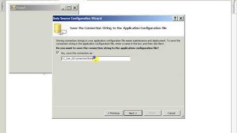 VisualStudio: Connect with ADO.Net 2005