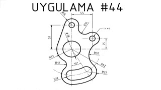 Autocad 2D Drawing Application #44
