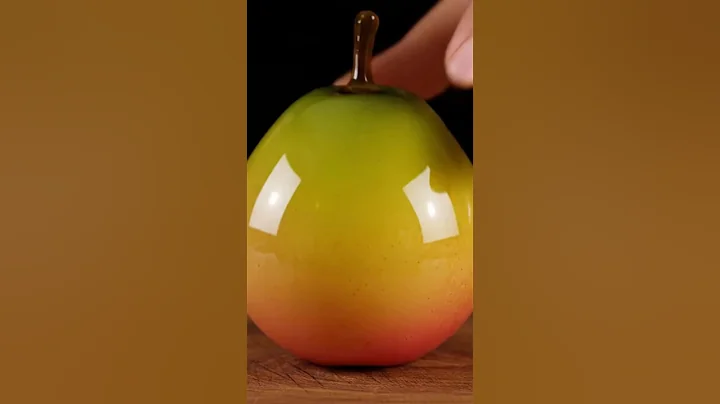 Cutting Glass Fruit Pear 🍐 ASMR #ai #aiart #asmrsounds #asmr #aiasmr #satisfyingvideo #trend