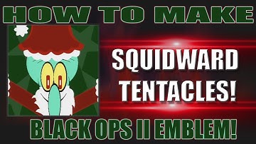 Black Ops 2 - How to make Squidward Tentacles emblem!