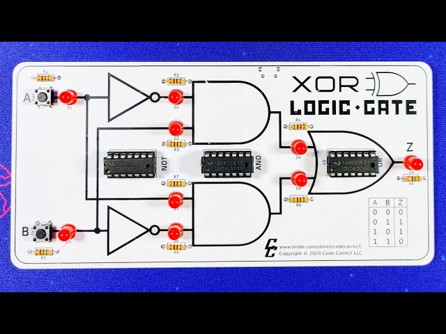 Logic Gates Learning Kit #3 - XOR Demo