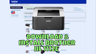 How To Download Install Brother Hl 1112E Printer Driver