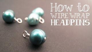 How to Wire Wrap a Bead Dangle : Wire Wrapping Tutorial - Jewelry Tutorial HQ