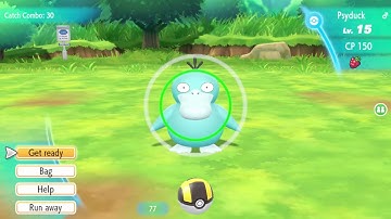 Shiny Hunting for Psyduck: Pokemon  Let