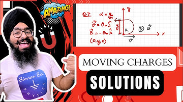 A particle of charge per unit mass alpha is released from origin with a velocity V0 I in a uniform
