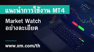 XM.COM - แนะนำการใช้งาน MT4 - Market Watch อย่างละเอียด