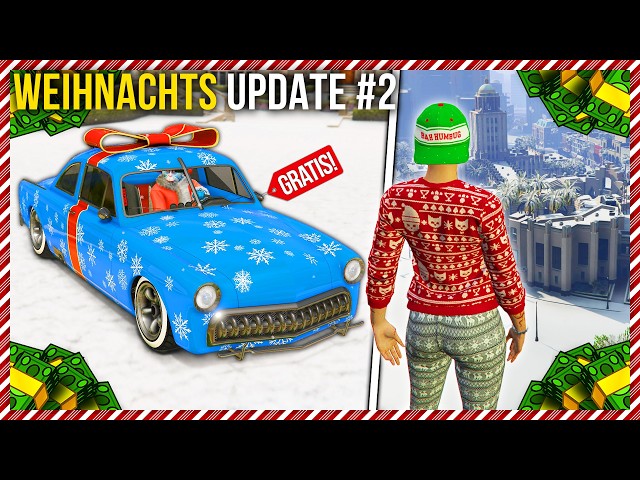 Neues Weihnachts Update in GTA 5! Schnee ist da, Schneemänner & gratis Helikopter! | GTA Online News