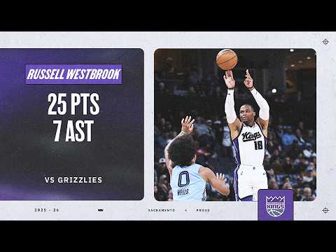 RUSS WITH 25 PTS VS GRIZZLIES | Westbrook Highlights vs. Memphis 2.23.26
