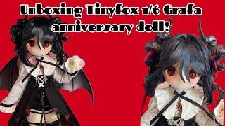 Unboxing tinyfox 1/6 Grafa anniversary doll from @kikagoods ￼