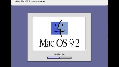 Installing MacOS 9.2 on OS X 10.4 (getting Classic to work)