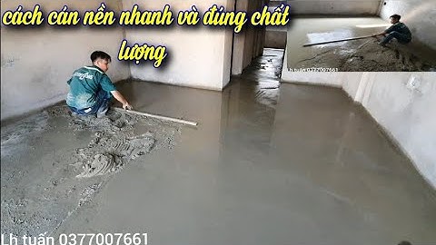 cán nền kiểu cao ốc nhanh và đúng quy trình dự án #456
