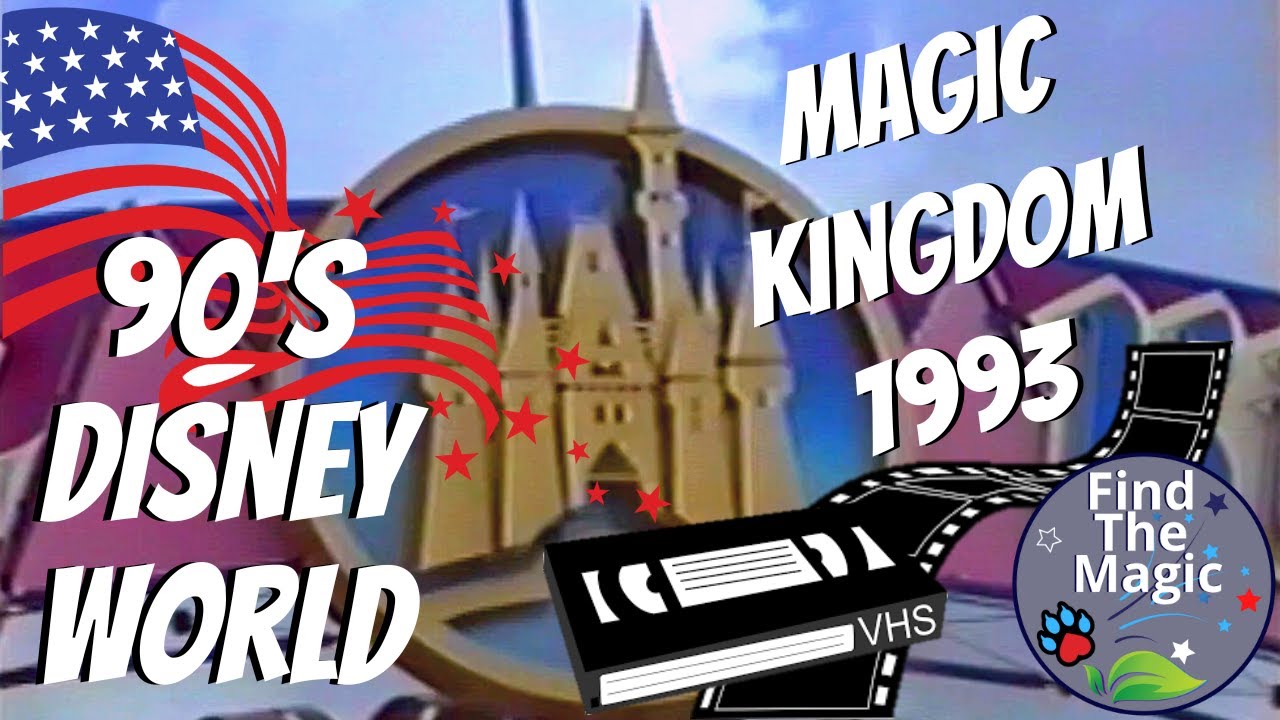 Day at Disney World Magic Kingdom June 1993 | Vintage Disney Video | 90's Disney World