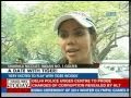 Sharmila Nicollet playing with Tiger