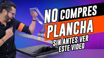 ¿Cómo elegir plancha transfer para sublimar, vinil o serigrafía? ✅