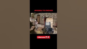 CALL OF DUTY MOBILE | INVISIBLE TO ENEMIES | FRONTLINE #shorts