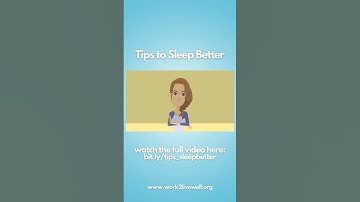 Having trouble sleeping? Here are some great tips! Full video on our page. 😴 #youtubeshorts