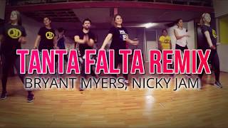 TANTA FALTA REMIX - BRYANT MYERS - NICKY JAM - ZUMBA JLGRANDONI