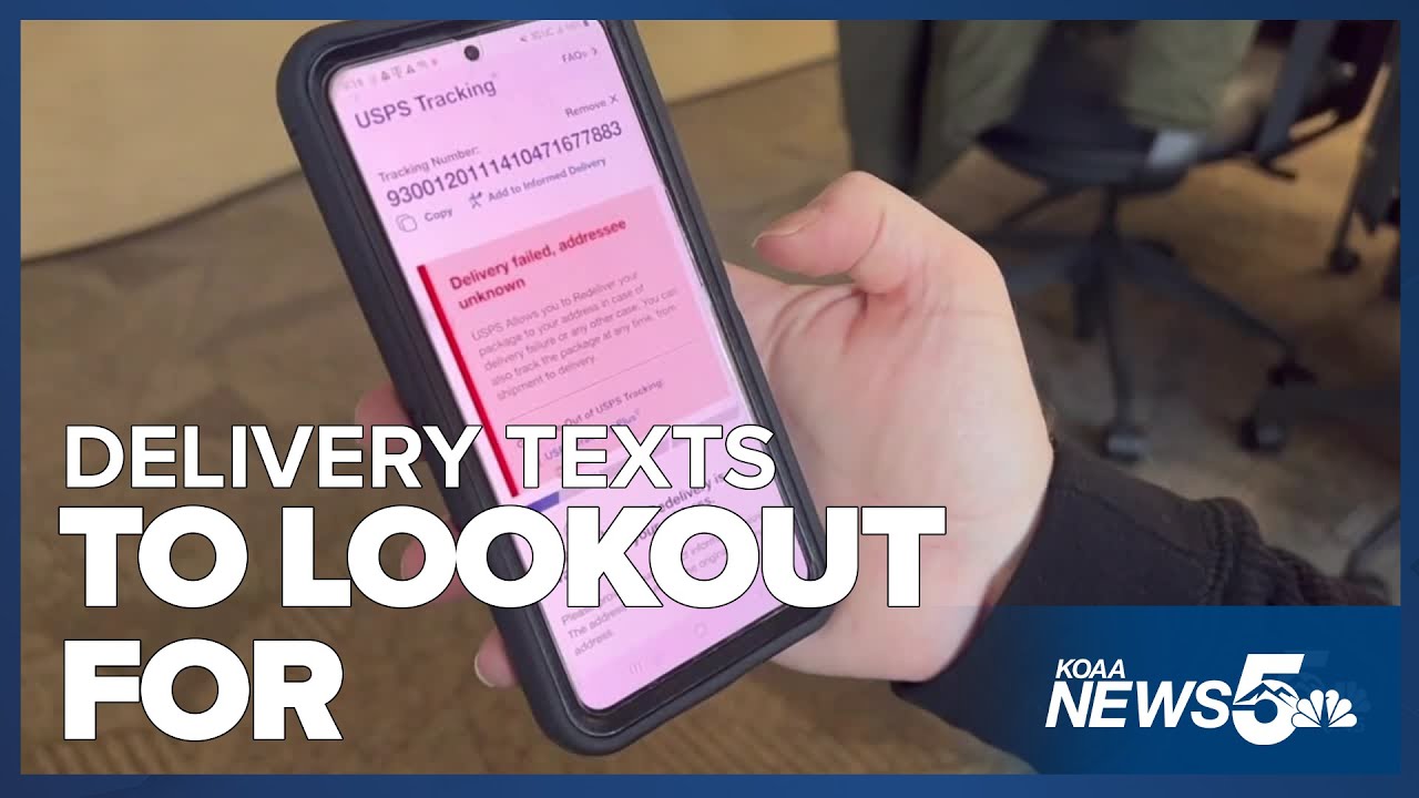 Random delivery issues texts pose a threat