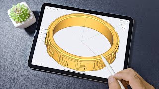 Modeling a Wedding Ring on iPad | Shapr3D screenshot 1