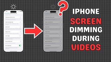 Stop iPhone Screen Dimming During Videos | How to Fix iPhone Screen Dimming