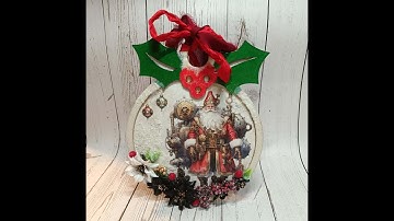 ✨ DIY Dekor Świąteczny Krok po Kroku | Steampunkowy Mikołaj – Tutorial 🎅⚙️ | Christmas Decoration