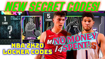 ACTIVE NBA LOCKER CODES 2K MYSTERY CARD PACK NBA 2K20 Locker Codes
