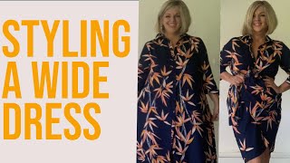 TRANSFORMING A FLAMBOYANT NATURAL DRESS INTO A SOFT DRAMATIC l No sewing | Styling a Kibbe dress