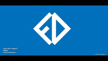 How To Design Monogram Logo Using Only Photoshop (No Illustrator)