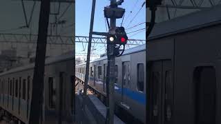 【小田急 町田駅】乗車してきた快速急行小田原行 3000形発車