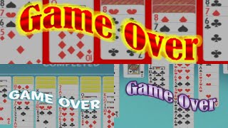 Super GameHouse Solitaire (Vol.1-2-3) - All Game Over Screen screenshot 1