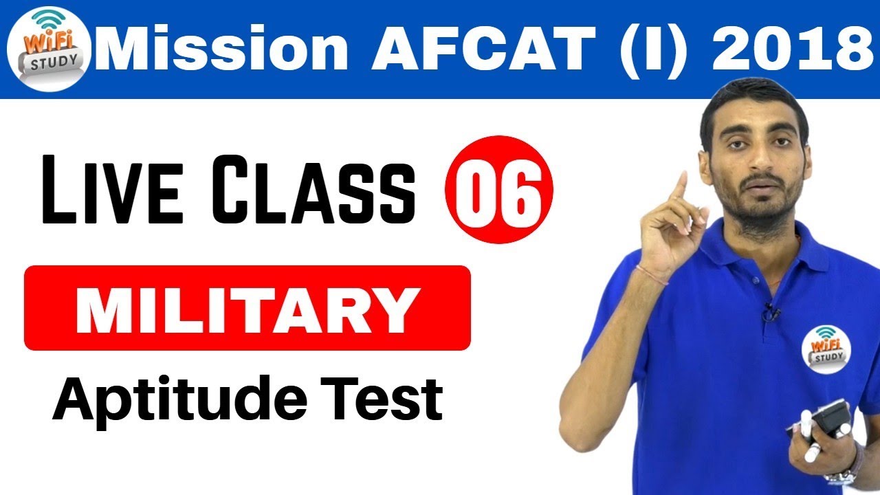 10-00-pm-i-live-session-by-vivek-sir-afcat-1-2018-i-military-aptitude-test-i-class-06-youtube