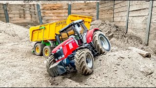 Mega Xxl Rc Tractors, Trucks And Tractors Stuck Collection!
