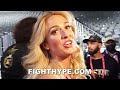TYSON FURY WIFE PARIS AMAZING REACTION TO KNOCKING OUT WILDER IN 11